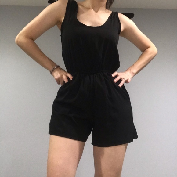 Black XS Angie adjustable romper - Picture 4 of 5